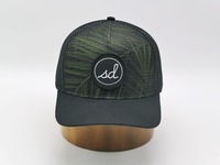 Gorra Trucker de Malla Completa con Logotipo Personalizado, Camuflaje Rosa Transpirable, Gorra Trucker con Superposición de Encaje para Hombres y Mujeres