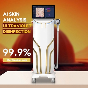Appareil d'épilation à diode certifié CE, analyse de la peau par IA, 2000W, 4 ondes, indolore, épilation permanente, équipement de beauté - Product Image 1