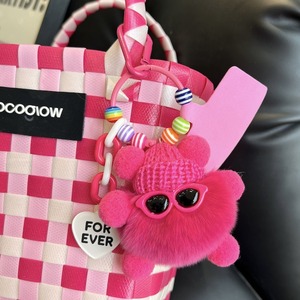 2025 oferta caliente al por mayor llaveros de felpa listos para enviar colgante de llavero de coche de <span class=keywords><strong>juguete</strong></span> de peluche de dibujos animados - Product Image 2