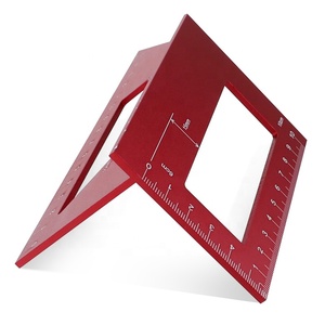 Selle Règle d'angle en aluminium Disposition carrée à <span class=keywords><strong>90</strong></span>/45 degrés Jauge d'onglet Règle de mesure en T - Product Image 6