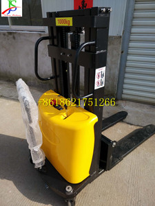 Pasillos estrechos manual de la carretilla elevadora 1 ton 1,5 ton semi apilador eléctrico mini carretilla elevadora con ambos lados de las piernas hecho en china para la elevación - Product Image 2