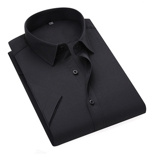 Camicia da <span class=keywords><strong>uomo</strong></span> quattro stagioni in flanella bianca tinta unita a maniche lunghe vestito aderente stile abbigliamento Business taglie forti - Product Image 5