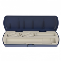 Estuche de Viaje para Bolígrafos de Plástico, Estuche Delgado y Hueco de Plástico Impermeable, Caja de Almacenamiento para Frascos, Venta al por Mayor de Envases para Cuidado de la Piel