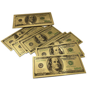 أوراق نقدية ذهبية بقيمة 1 و2 و5 و10 و20 و50 و100 و1000 و5000 دولار للجمع والاستمتاع بكميات قليلة - Product Image 6