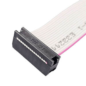 Conector IDC de 16 pines con paso de 2,54 mm, cable plano gris en conjunto - Product Image 4