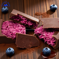 Solutions ODM/OEM proposées Collation gastronomique de luxe de barre de chocolat aux bleuets et au chocolat Kunafa de style Dubaï avec saveur unique