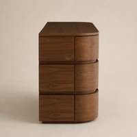 Commode moderne en bois à 6 tiroirs, meuble de rangement, buffet de salon, unité de rangement à tiroirs, meuble