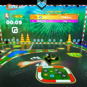 Go-Kart công viên giải trí trong nhà VR đi Kart giả lập trò chơi đua xe Điện Kart với máy chiếu sàn chơi nhập vai - Product Image 5