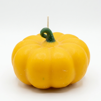 Große Kürbis-Duftkerze Luxuriöse Sojawachs-Kerze Handgefertigt Umweltfreundlich Orangenform Dekorative Weihnachts-Halloween-Oster-Kerze für Zuhause und Bars