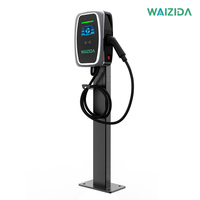 Chargeur EV AC de niveau 2 32A avec application, montage mural, utilisation domestique, câble de 5 m, charge quotidienne, sûr et durable, EVSE