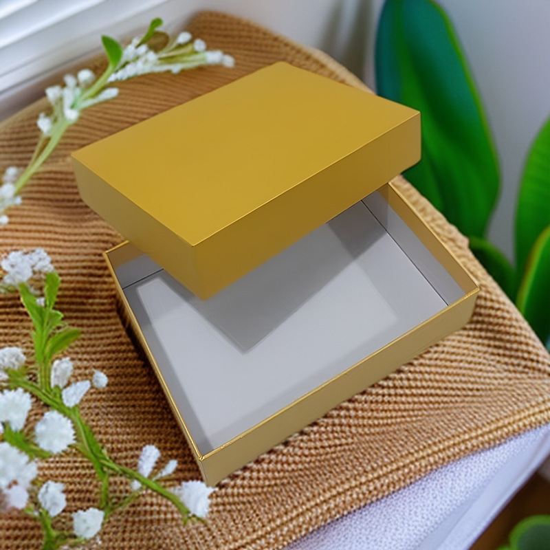 Yellow - Hollow Dimensions Top and Bottom Cover