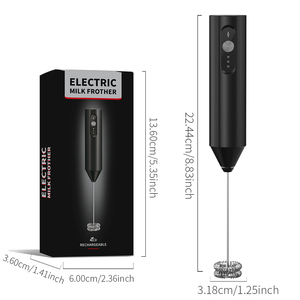 Mousseur à lait électrique rechargeable USB en gros, mélangeur de boissons portable 3 vitesses, mini-mousseur à café sans fil pour <span class=keywords><strong>Latte</strong></span> et Matcha - Product Image 2