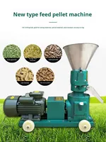 Machine à granulés d'aliments entièrement automatique 50-100 kg/h pour la production d'aliments pour poulets, canards, poissons et moutons, équipement applicable aux fermes