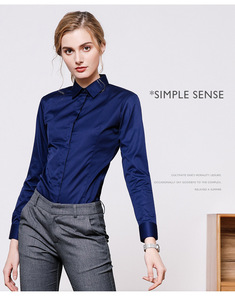 <span class=keywords><strong>เสื้อ</strong></span><span class=keywords><strong>เชิ</strong></span>้ตผู้หญิง แขนยาว สำหรับฤดูใบไม้ผลิและฤดูใบไม้ร่วง <span class=keywords><strong>เสื้อ</strong></span>ทำงานแบบเป็นทางการ สไ<span class=keywords><strong>ต</strong></span>ล์ใหม่ <span class=keywords><strong>เสื้อ</strong></span>ทำงานสีขาว ทรงเข้ารูป ไม่ยับ - Product Image 5