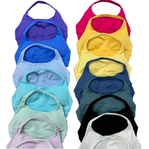 Sujetador de Yoga Ajustable con Cuello Halter para Mujer de Spandex con Relleno Extraíble Transpirable de Bajo Impacto Tops Deportivos para Pilates y Gimnasio - Product Image 6