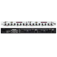 Limiteur de compresseur professionnel 166xs, processeur audio numérique double canal haute précision anti-sifflement pour système de sonorisation de scène