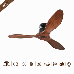 Mid Century Modern 42 Inch <b>Ceiling</b> <b>Fan</b> Without Light Wood Blade 3 Blade Design Quiet Motor <b>Remote</b> <b>Control</b> for Home - Product Image 5