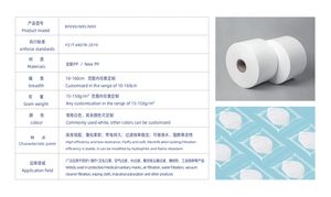 Tissu non tissé <span class=keywords><strong>Suoma</strong></span> 25 g/m² 100 % polypropylène soufflé à chaud, imperméable et écologique, filtres BFE 99 % - Product Image 6