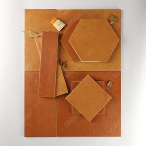 Foshan Factory Kitchen Backsplash Shower Bathroom Matte Glazed Porcelain 200x230mm Big <strong>Hexagon</strong> Shaped Terracotta Wall <strong>Floor</strong> <strong>Tile</strong> - Product Image 4