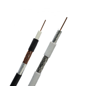 Cable Coaxial de 75 ohmios <span class=keywords><strong>BC</strong></span>/CCS, Conductor FPE, Dieléctrico RG6, Marca HANLI/OEM, Origen Zhejiang - Product Image 1
