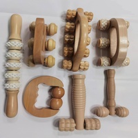Masseur multifonctionnel pour la tête et les pieds, en bois, pour une relaxation confortable et un soulagement du stress, portable pour les voyages