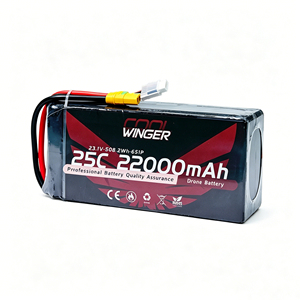 Batería de Iones de Litio JAHORN 22000mAh 25C 6S 23.1V 508.2Wh LCO LIVH en Bolsa para Dron FPV - Product Image 1