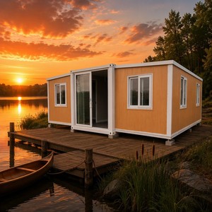 SUNRISE Maison de Luxe Conteneur Extensible 40 pieds, 3 Chambres, Facile à Assembler, Pliable, Prête à Habiter, Nouvelle-Zélande, Bon Prix, Modèle 2 Maisons - Product Image 1
