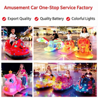 Kart à pédales LED tout-terrain à grandes roues pour enfants, voiture tamponneuse électrique parent-enfant, vente en gros d'usine pour centre de divertissement en plein air