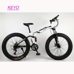 Vélo à pneus larges Tianjin <span class=keywords><strong>KEYO</strong></span> 26 pouces, 21 vitesses, freins à disque, fourche à suspension, vélo pliable pour la neige, prix d'usine - Product Image 4