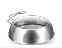 Cuiseur vapeur électrique à chauffage rapide et vapeur instantanée avec 2800W/3000W, pot et couvercle en acier inoxydable pour cuisine professionnelle