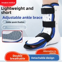 Attelle orthopédique réglable pour cheville et pied, pour la récupération des fractures de tibia et de fibula, attelle rigide pour cheville, alternative au plâtre