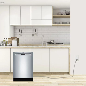 Câble d'alimentation de remplacement AC 100V-240V neuf pour lave-vaisselle <span class=keywords><strong>Bosch</strong></span> & Siemens, compatible avec les séries <span class=keywords><strong>300</strong></span>/500/800, références 00645033 et 647822 - Product Image 3