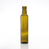 Bouteille de 200, 300, 500 ml marron, couleur thé, vert olive pour usage domestique avec adaptateur et bec verseur