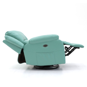 Geeksofa Sofa Da Điện Có Thể Ngả Thiết Kế Hiện Đại Với Chức Năng Xoay Và Xoay - Product Image 3