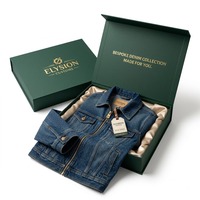 Boîte cadeau rigide en carton pliable magnétique de forme livre haut de gamme personnalisée, matériau écologique avec satin de soie pour l'emballage de vêtements