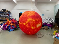 Ballon solaire gonflable géant, modèle d'éclairage, planètes gonflables pour décoration sur le thème de l'espace