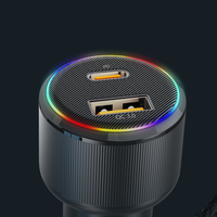 2024 baru tren USB + tipe-c pengisi daya mobil 18W PD3.0 30W pengisian cepat OTP & OVP dilindungi tren baru aksesoris ponsel