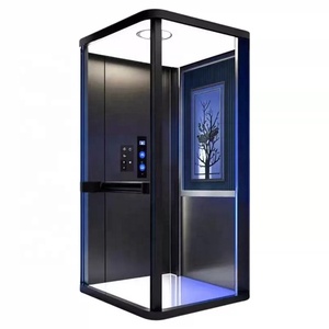 Ascenseur Rond en Verre Trempé à Cadre en Aluminium pour 4 Personnes – Prix Direct Usine - Product Image 1