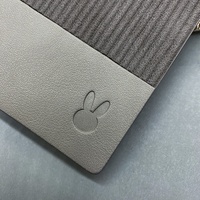 Carnet de notes A6 en cuir PU souple, échantillon gratuit, design personnalisé, avec pendentif métallique