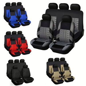 Housses de siège auto universelles en polyester, ensemble complet 9 pièces, 5% VLT toutes saisons, pour 90% des voitures - Vente en gros - Product Image 5