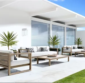 Set di Sedie Lounge da Esterno <span class=keywords><strong>in</strong></span> <span class=keywords><strong>Legno</strong></span> di Teak Premium Moderno e Minimalista, <span class=keywords><strong>Mobili</strong></span> <span class=keywords><strong>in</strong></span> <span class=keywords><strong>Legno</strong></span> Massello Durevoli <span class=keywords><strong>per</strong></span> Hotel, Giardino, Terrazza e Soggiorno - Product Image 1