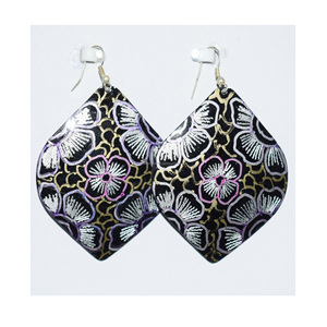 ต่างหูคริสต์มาสทรงกลมห่วงประดับลูกปัดแบบอเมริกันต่างหูห้อยสีทองสำหรับงานปาร์ตี้ริมชายหาดฤดูหนาวของจีน2026 - Product Image 5