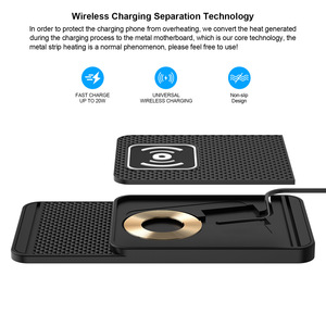 <span class=keywords><strong>Chargeur</strong></span> de voiture sans fil rapide 15W populaire et très vendu, avec port Type-C et <span class=keywords><strong>induction</strong></span> automatique, pour téléphone portable et <span class=keywords><strong>Airpods</strong></span> <span class=keywords><strong>Pro</strong></span> 3 - Product Image 2