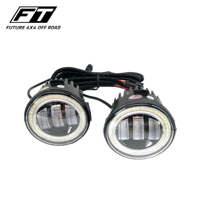 Phare antibrouillard LED CREE rotatif étanche en forme d'œil d'ange, 26150-EA000, 3000+6000K, pour modification de pare-chocs Nissan