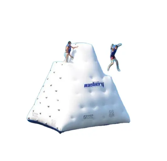 Hot Sale Water Park Inflatable Floating Iceberg Lake Inflatable Mountain Climbing Wall For Water Games