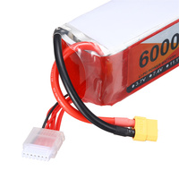 Penjualan terlaris 2 ~ 6s 2200mah/2600mah/3000mah/3300mah/3600mah/4200mah/5200mah/6000mah/7000mah Rc Quadcopter Drone 22.2v baterai Lipo