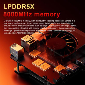 Nuevo Mini <span class=keywords><strong>PC</strong></span> AMD Ryzen AI 9 HX370, DDR5 64GB, SSD de 1TB, OCuLink, LAN Dual, WiFi7, IA <span class=keywords><strong>para</strong></span> Juegos, Windows 10 Pro, Escritorio - Product Image 4