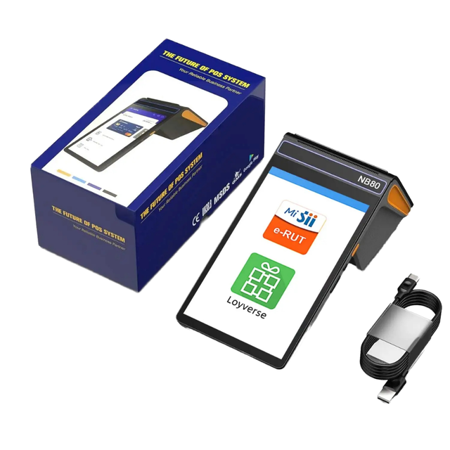 Android 14.0 Dual Screen 8 Inch 3/4GB+16/32gb Handheld Pos Systems 58/80mm Printer Nfc Cash Register Epos Machine Terminal