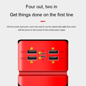 Chargeur portable 100000 mAh, batterie solaire grande capacité, pour camping en extérieur, situations d'urgence, avec grand support, banque d'alimentation mobile - Product Image 5