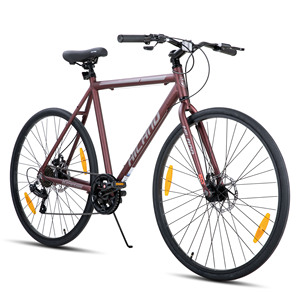 Vélo de route JOYKIE HILAND de haute qualité, <span class=keywords><strong>cadre</strong></span> en alliage d'aluminium 700C, freins à disque doubles, 7 vitesses, pour hommes et femmes, personnalisable - Product Image 2
